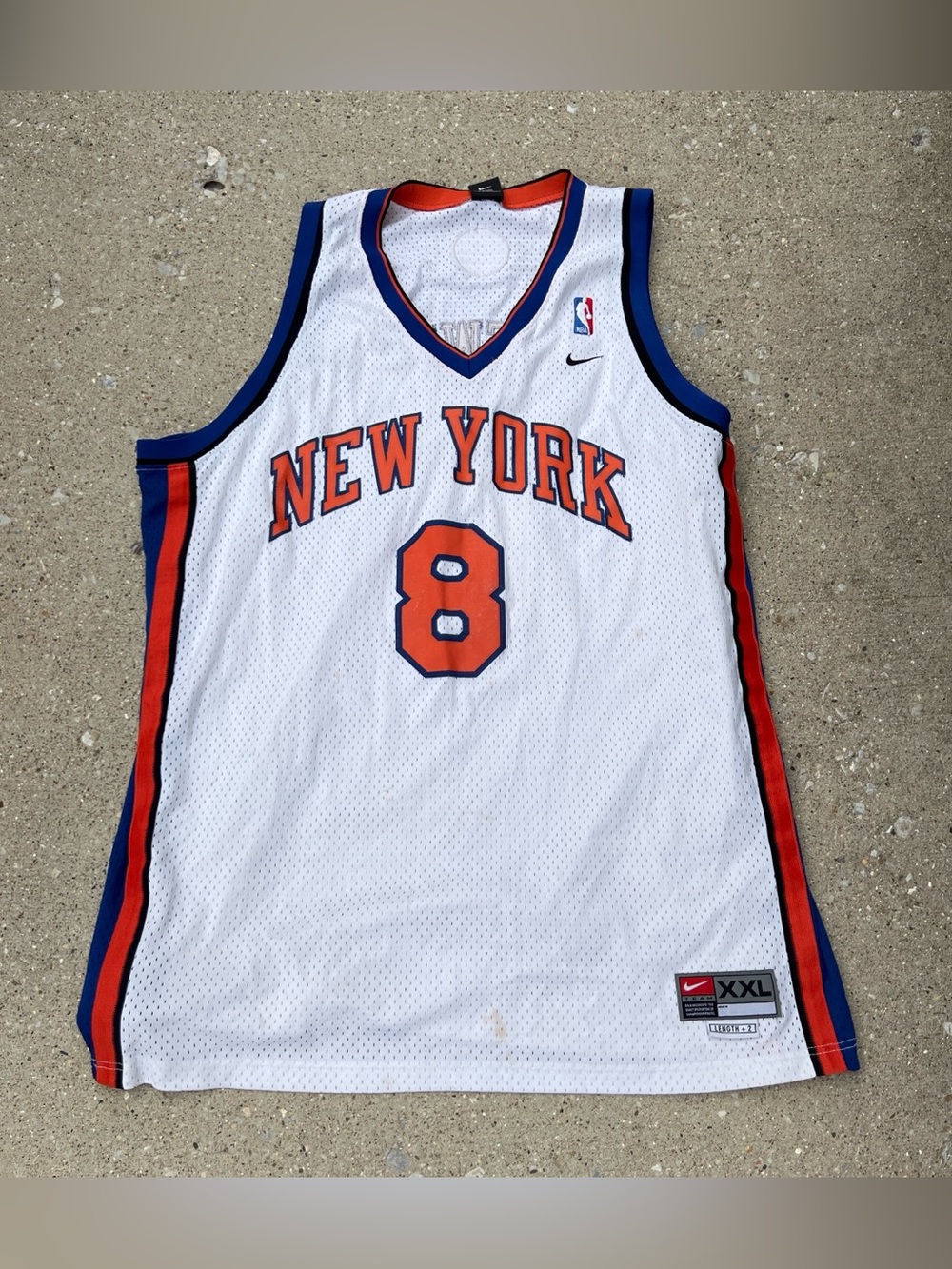 Rare Vintage NBA Reebok New York Knicks Latrell Sprewell #8 Jersey Size XXL